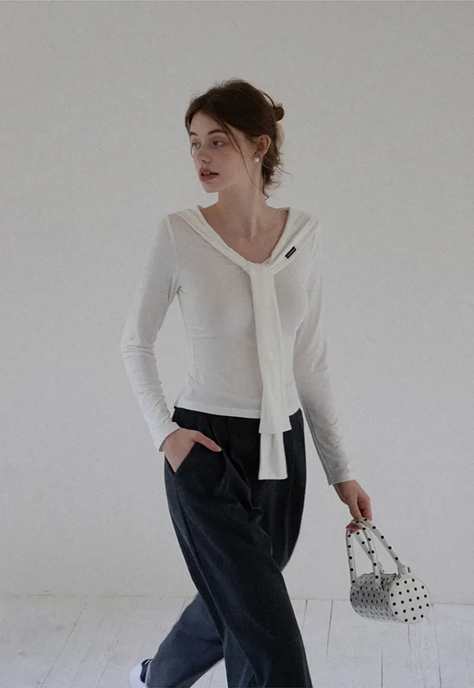 Wide-Leg Pleated Pants