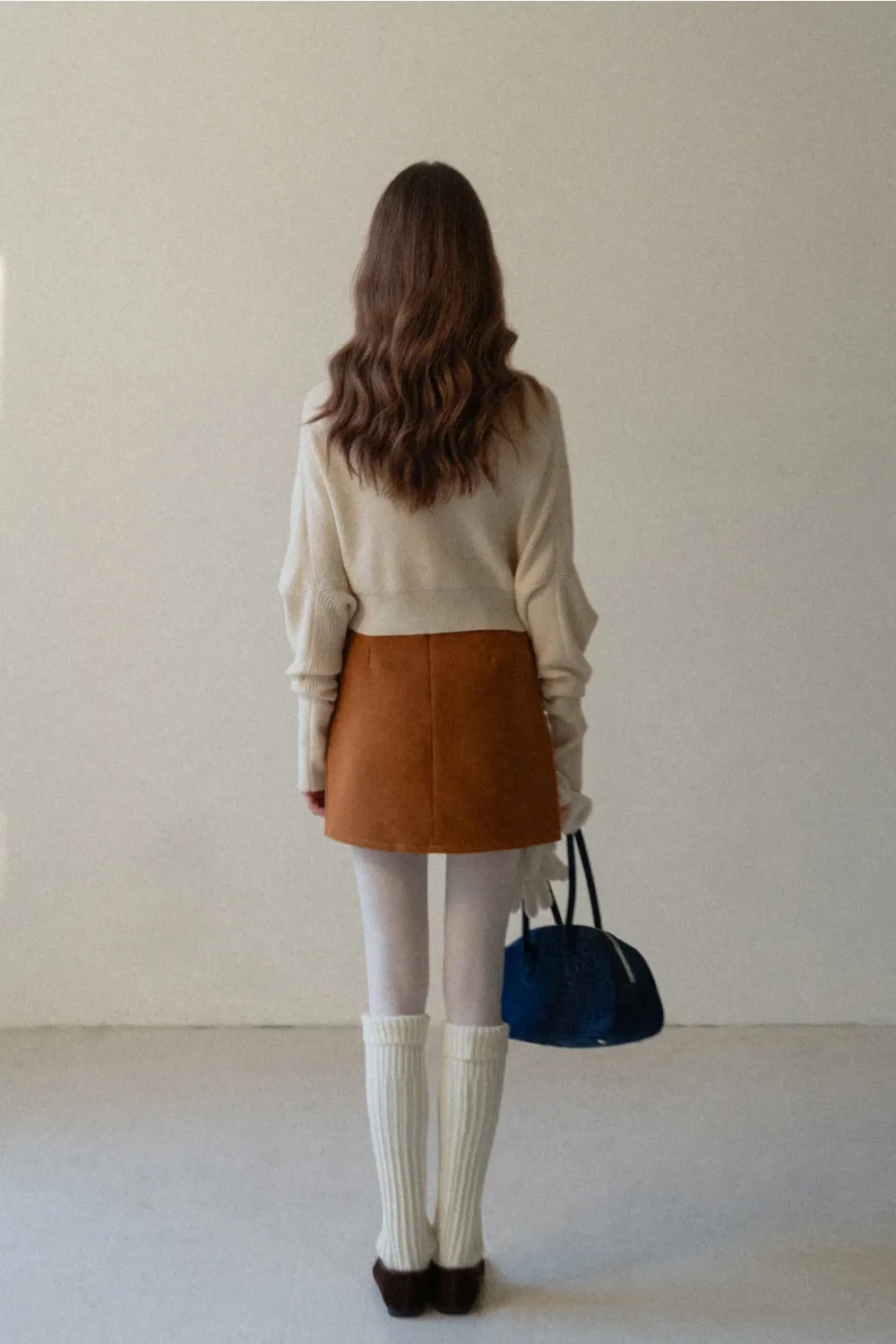 Basic A-Line Wool Skirt