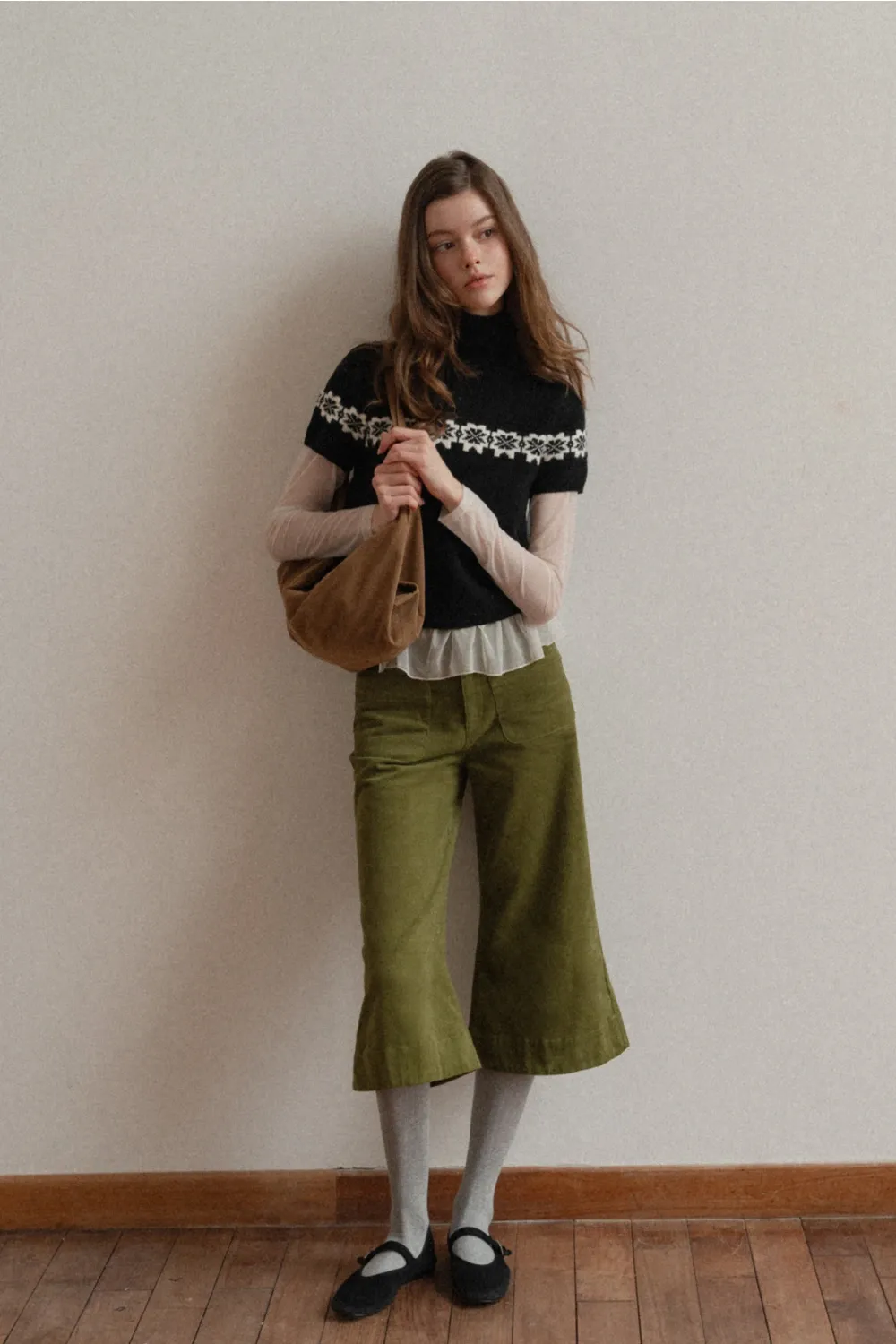 Fair Isle Sweater & Cardigan Set