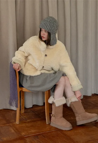 Bubble Hem Mini Skirt