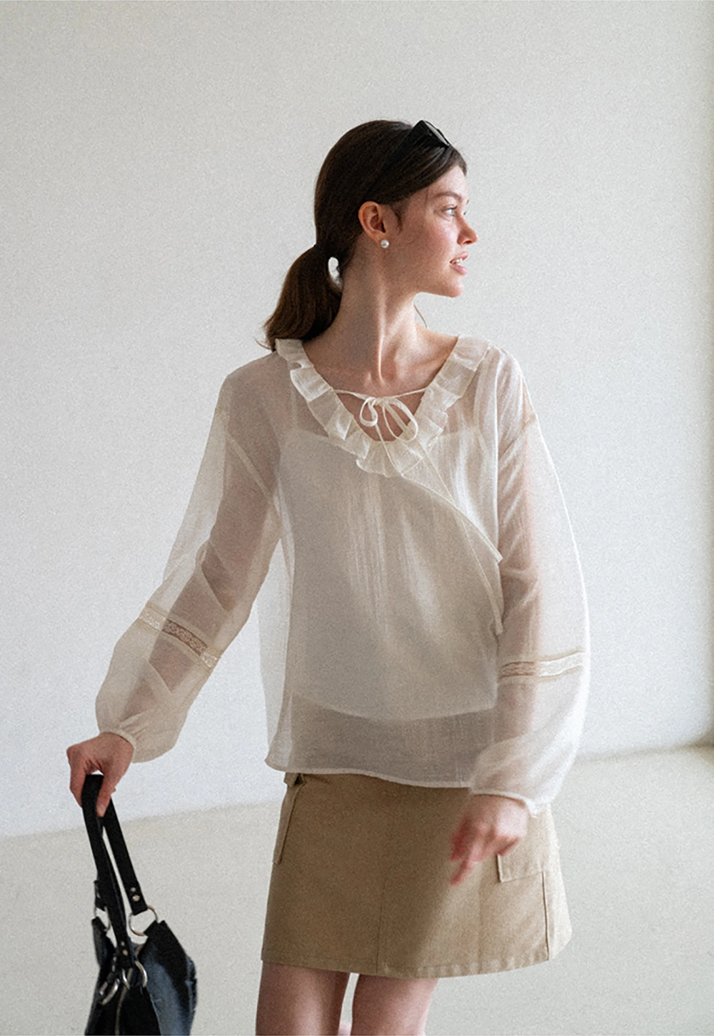 Cargo Pocket A Line Skirt