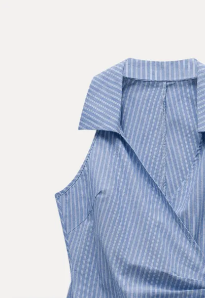 Women’s Striped Sleeveless Shirt
