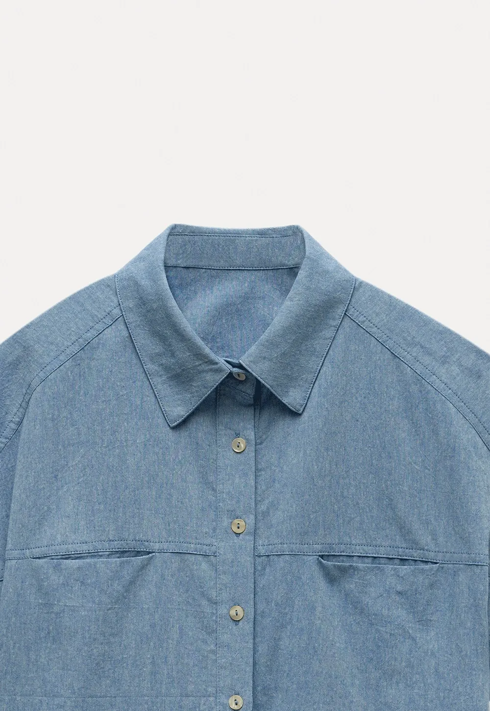 Women’s Denim Button Down Shirt