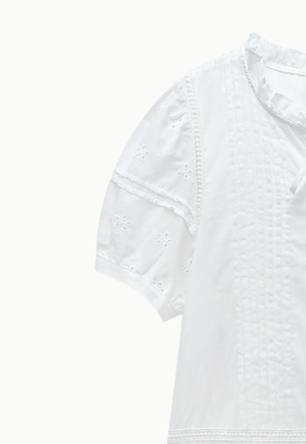 Women’s Eyelet Lace Babydoll Tunic