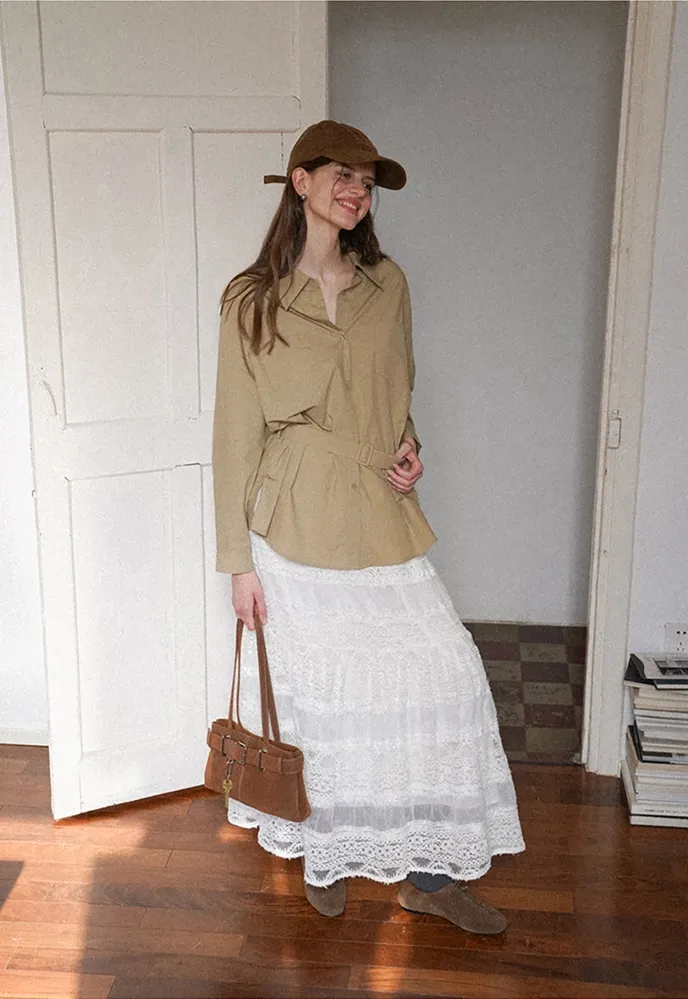 Belted Utility Shirt