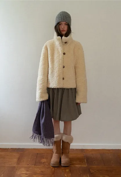 Bubble Hem Mini Skirt