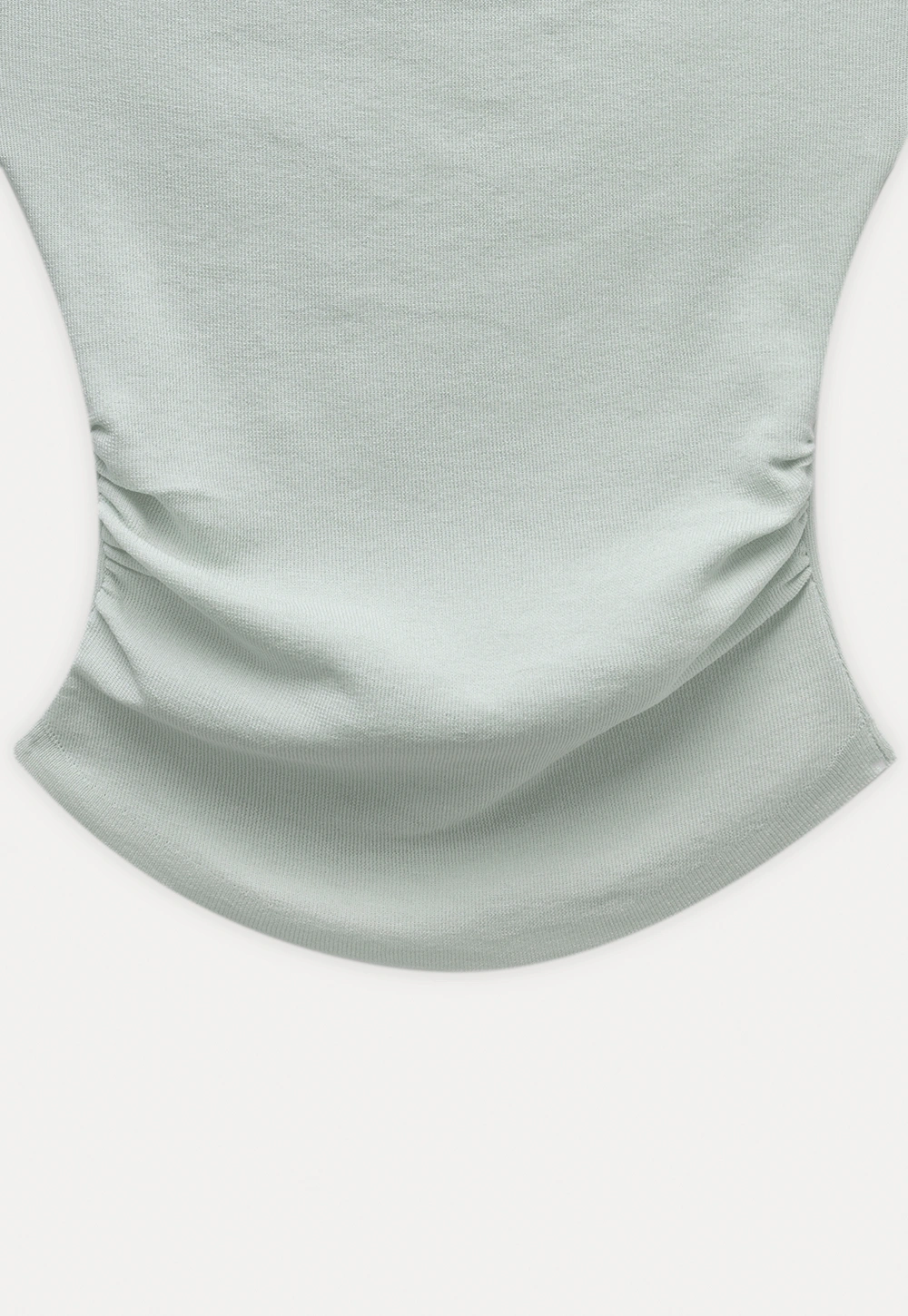 Women’s Off‑Shoulder Ruched Knit Top