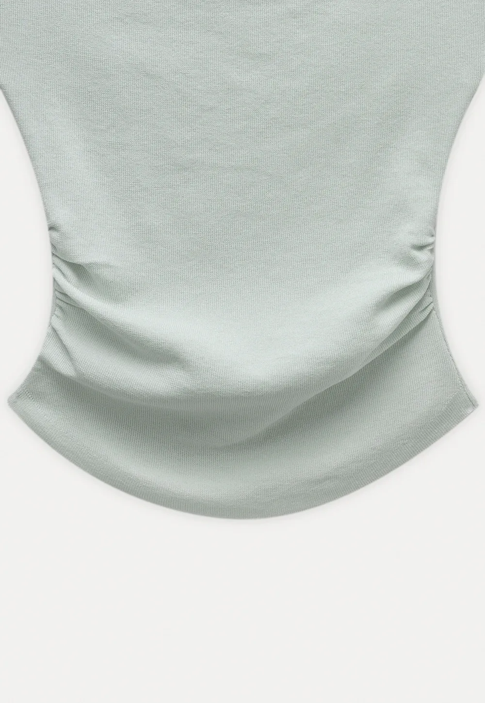 Women’s Off‑Shoulder Ruched Knit Top