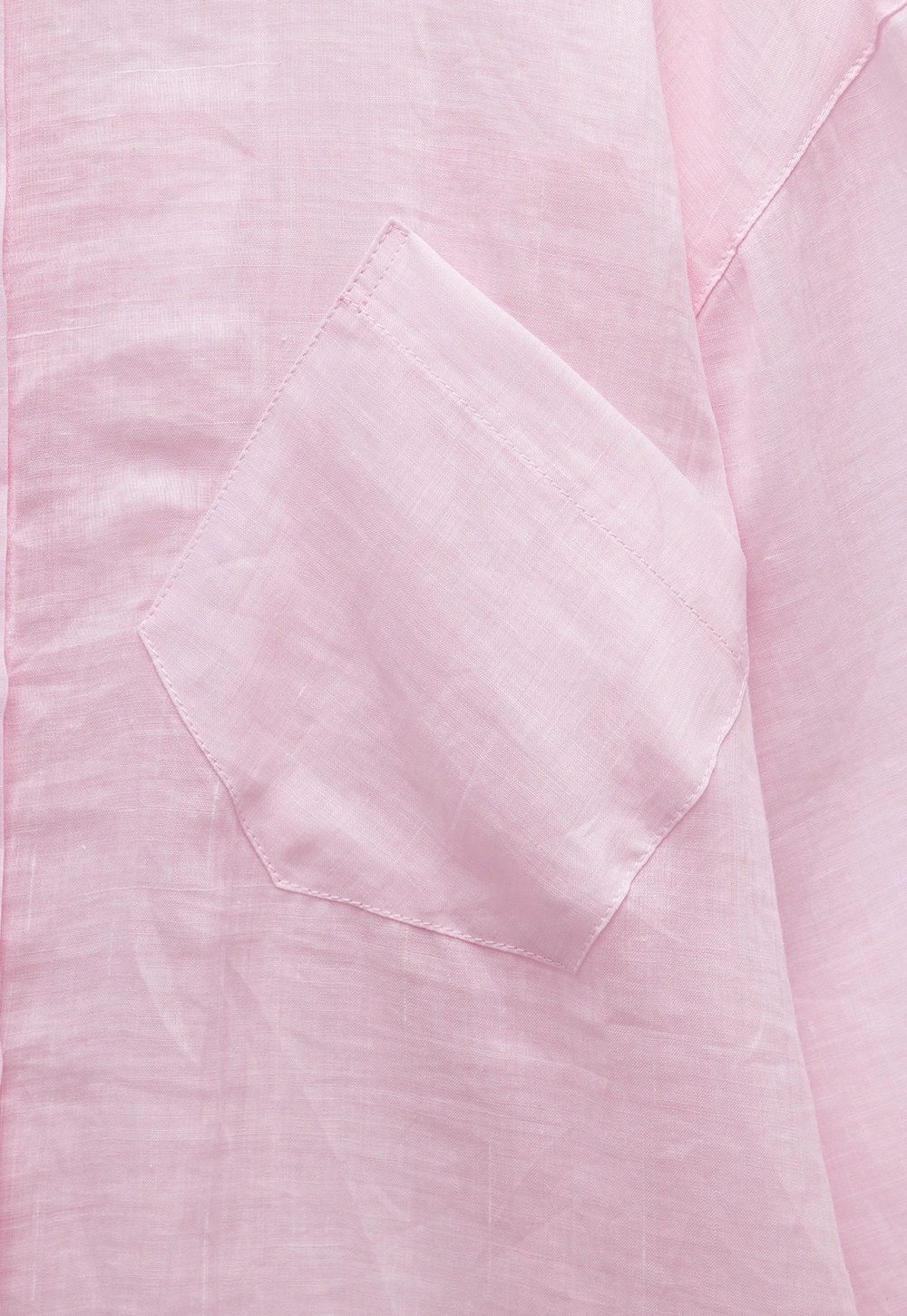 Women's Long Sleeve Button Down Linen Shirt with Pocket