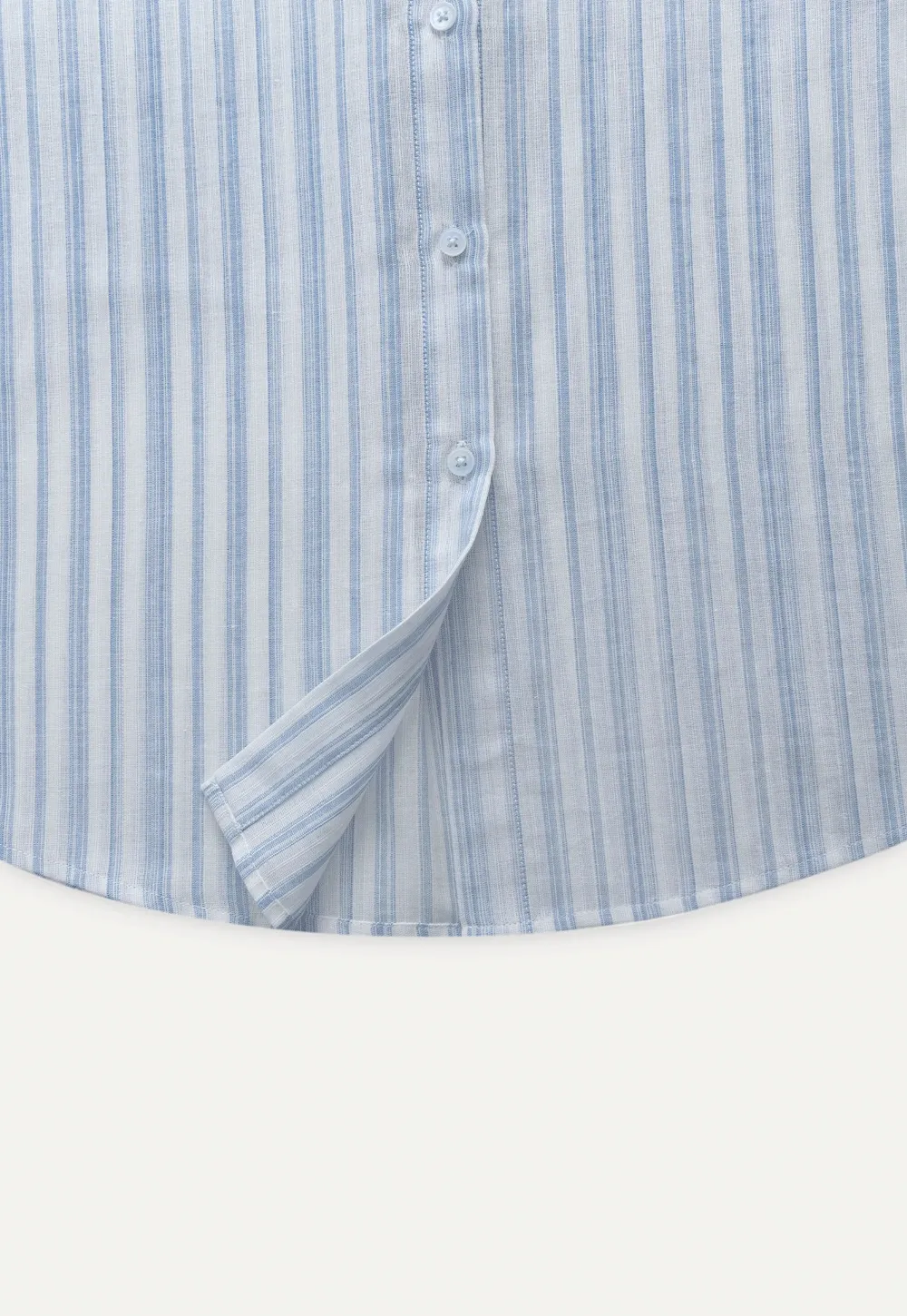 Breathable Cotton Striped Long Sleeve Shirt for Women