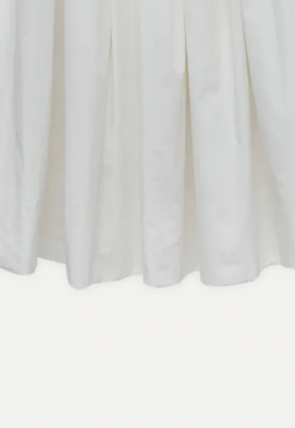 Women's High Waist Pleated A-Line Mini Skirt