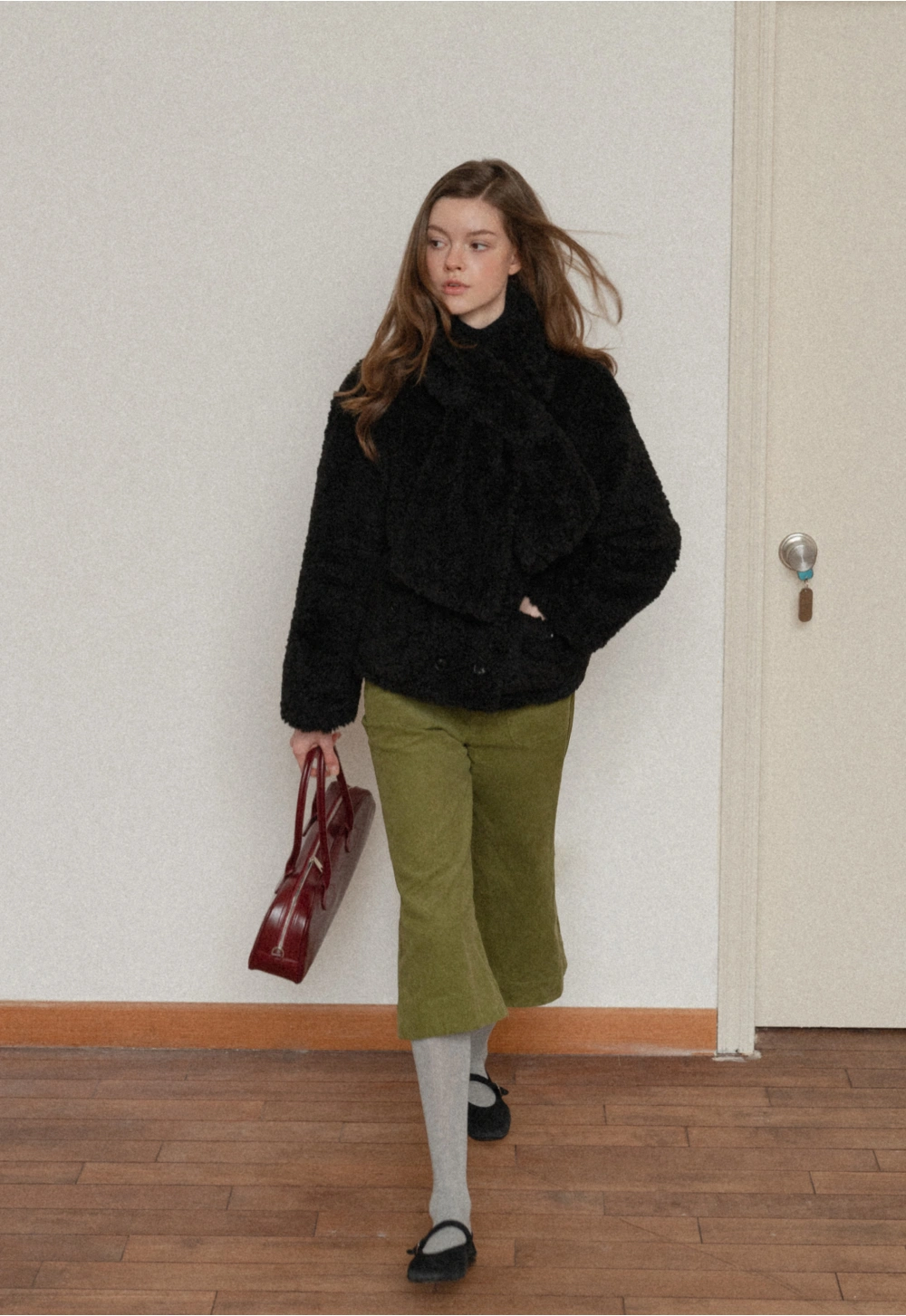 Women Corduroy Wide Leg Pants