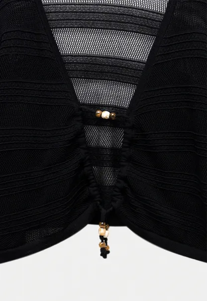 Women's Hollow Out Knit Long Sleeve Cardigan