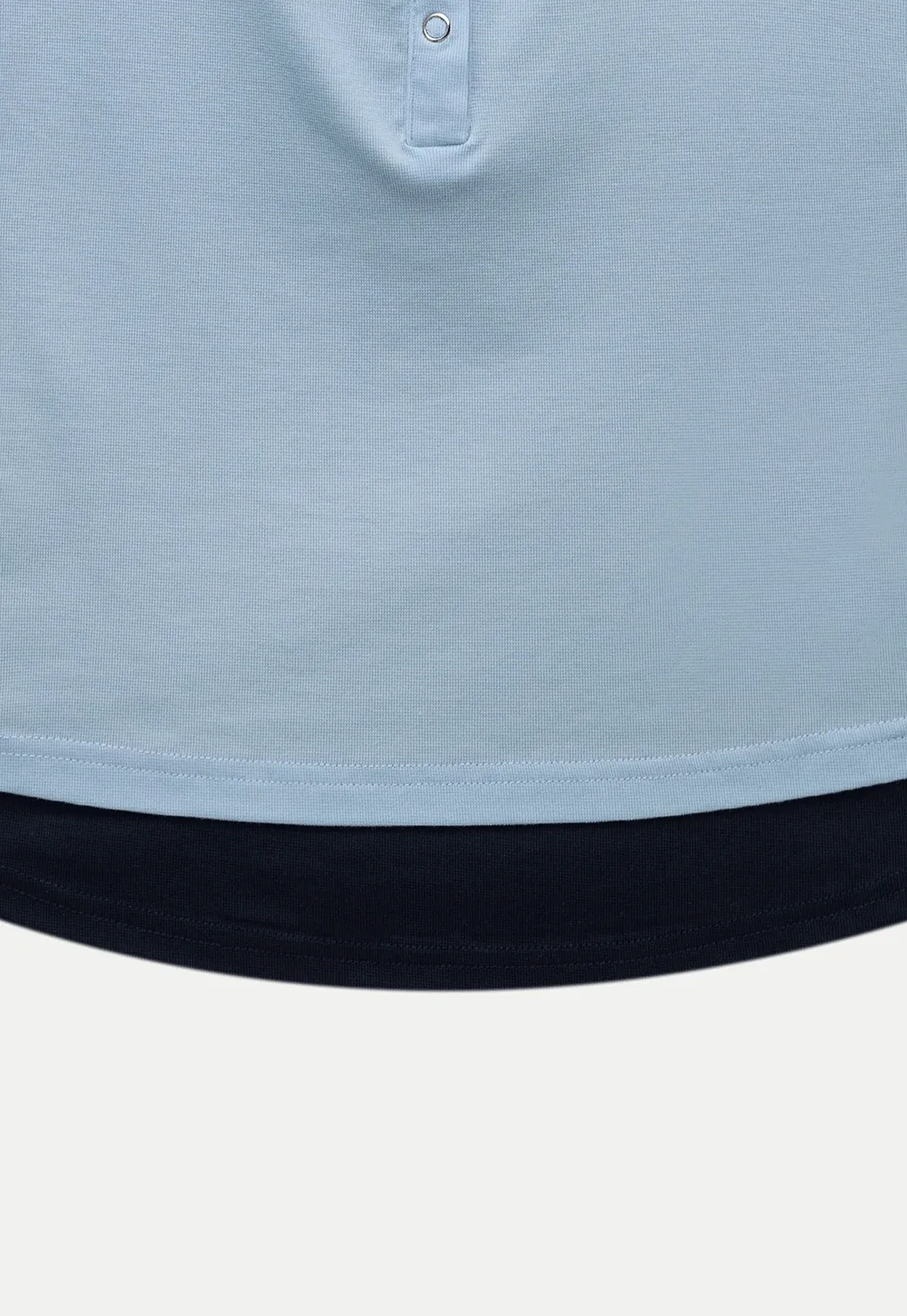 Women’s Contrast Hem Short Sleeve Henley T-Shirt