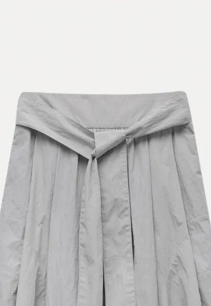 Women’s High-Waist Balloon Midi Skirt