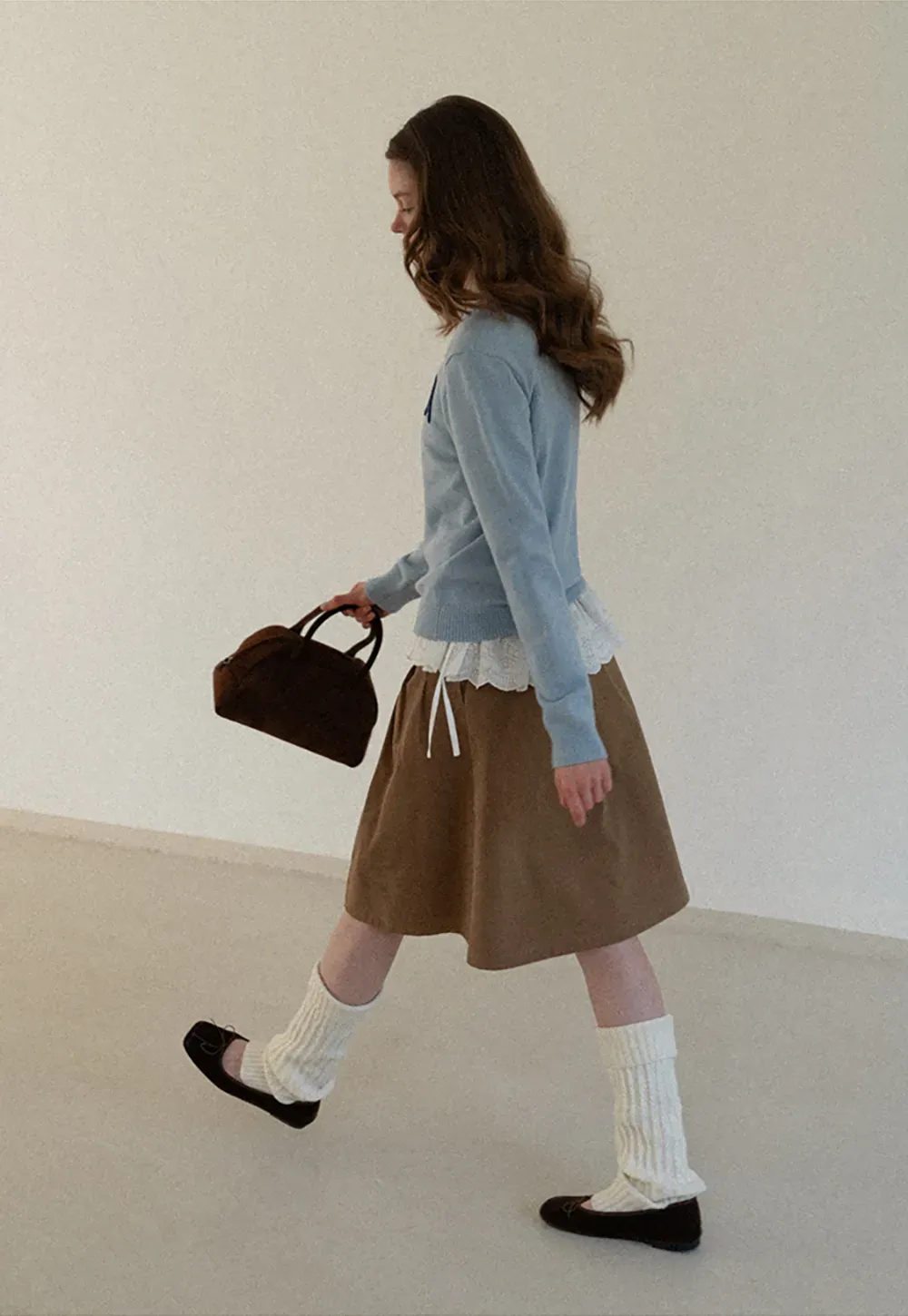 Letter Patch Knit Sweater