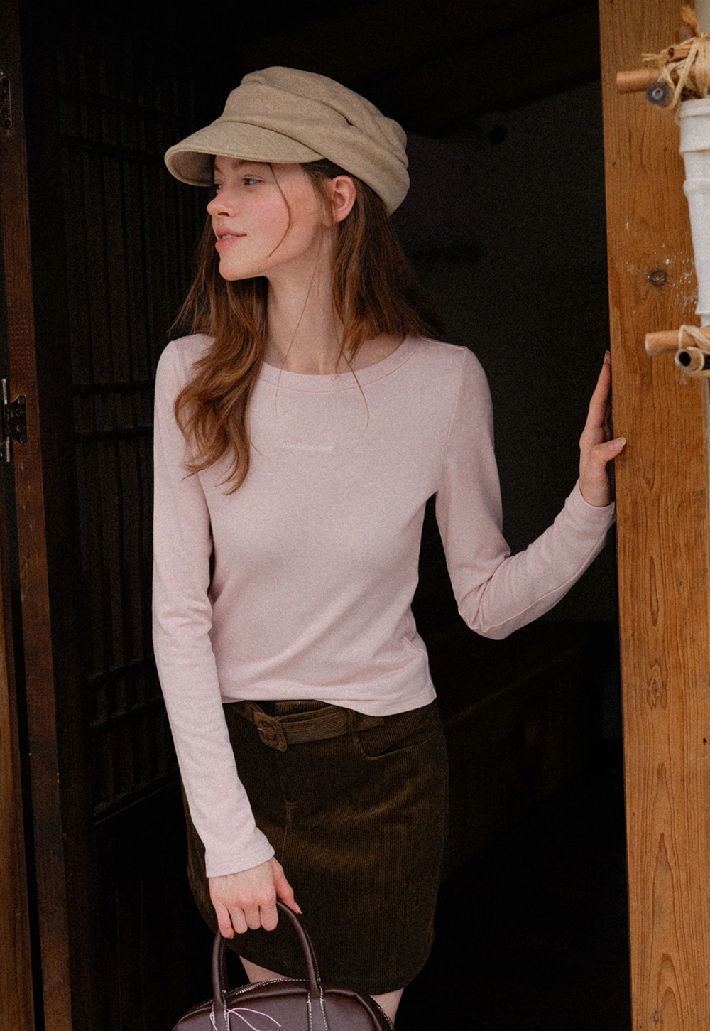 Trendy White Long Sleeve Tee