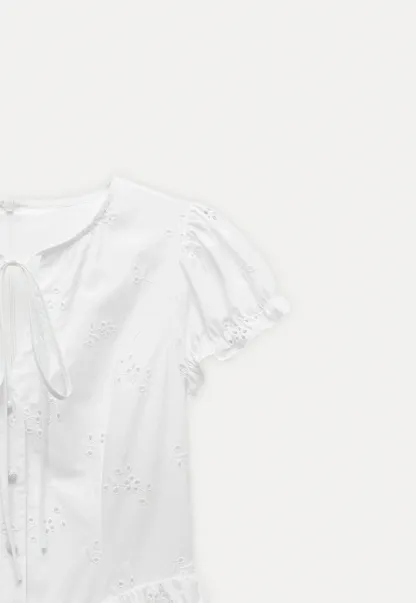 Women’s Sleeveless Eyelet Mini Dress