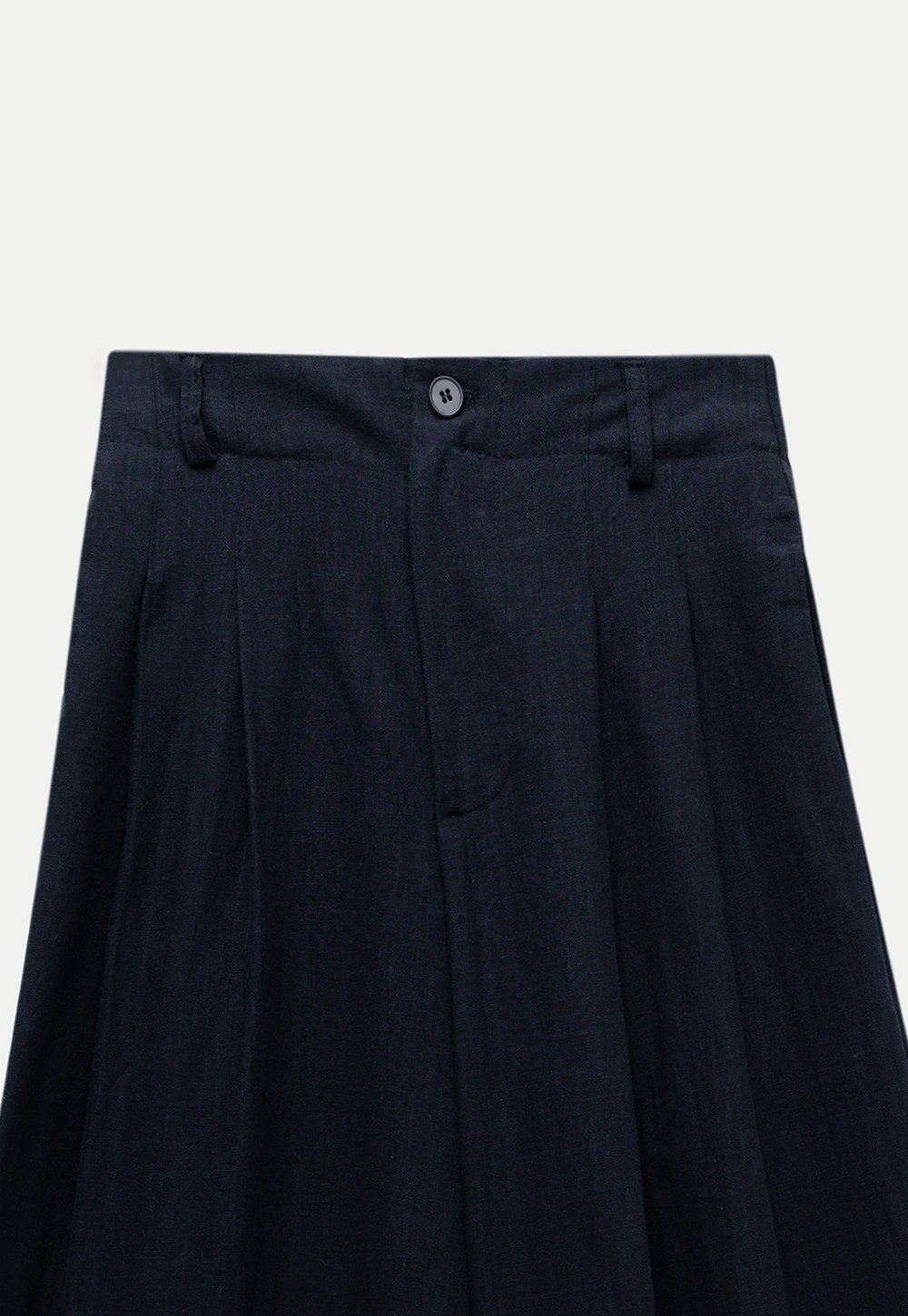 Women’s Button Vest & Wide-Leg Pants Set with Waist Cord
