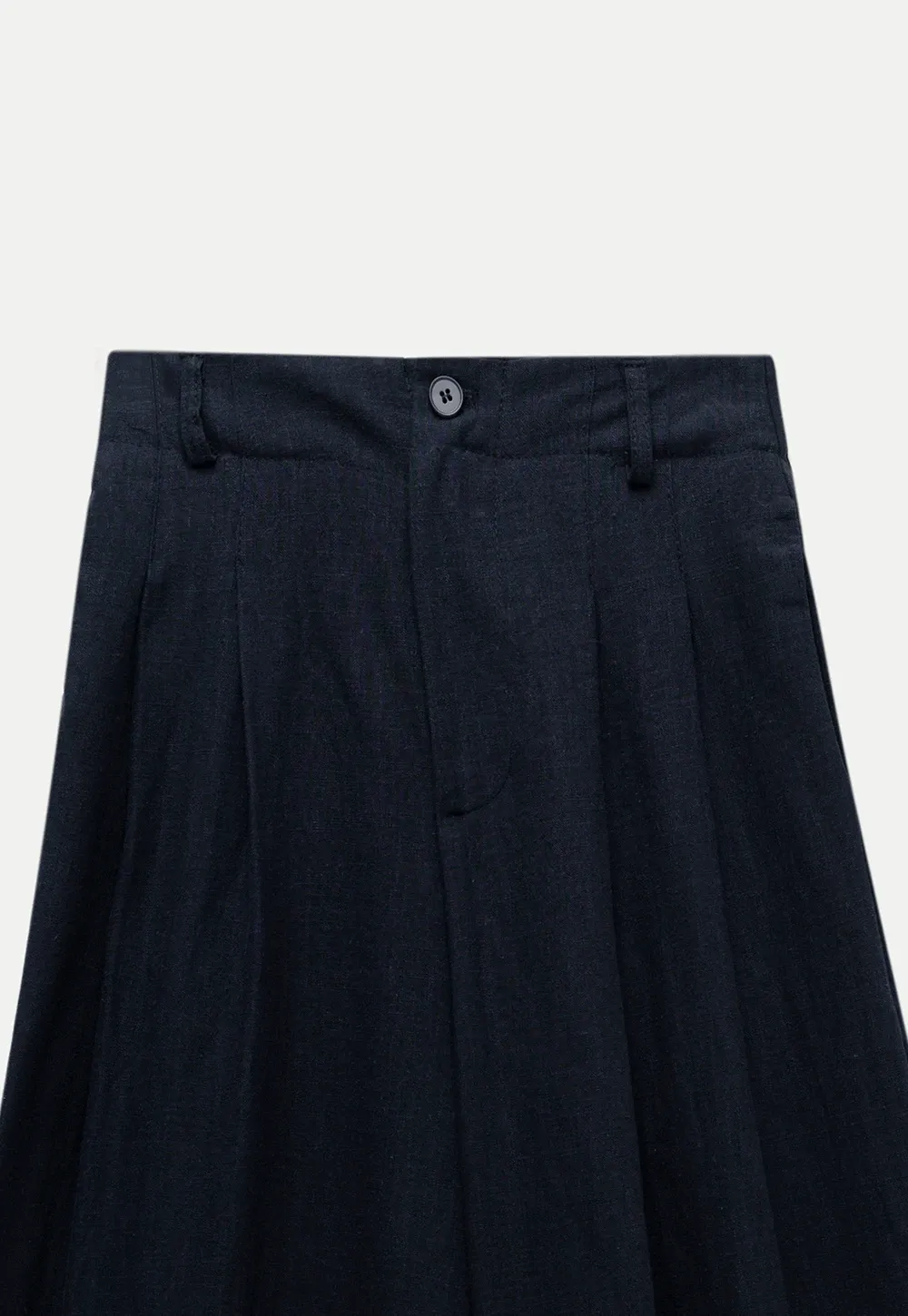 Women’s Button Vest & Wide-Leg Pants Set with Waist Cord