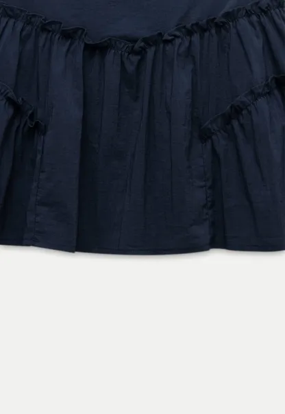 Ruffled Tiered Mini Skirt