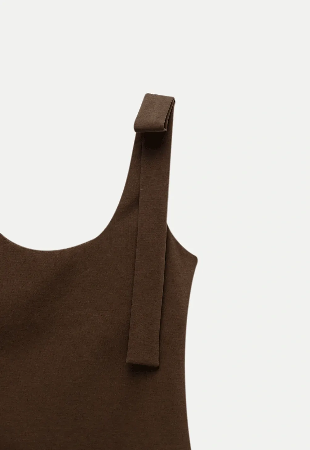 Women’s Square Neck Tie-Strap Knit Tank