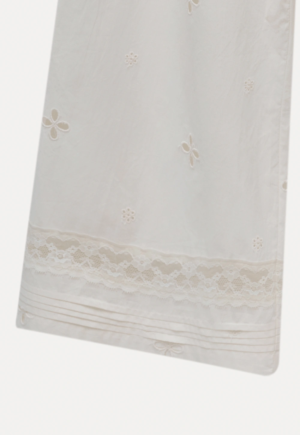 Women’s Eyelet Wide-Leg Drawstring Pants