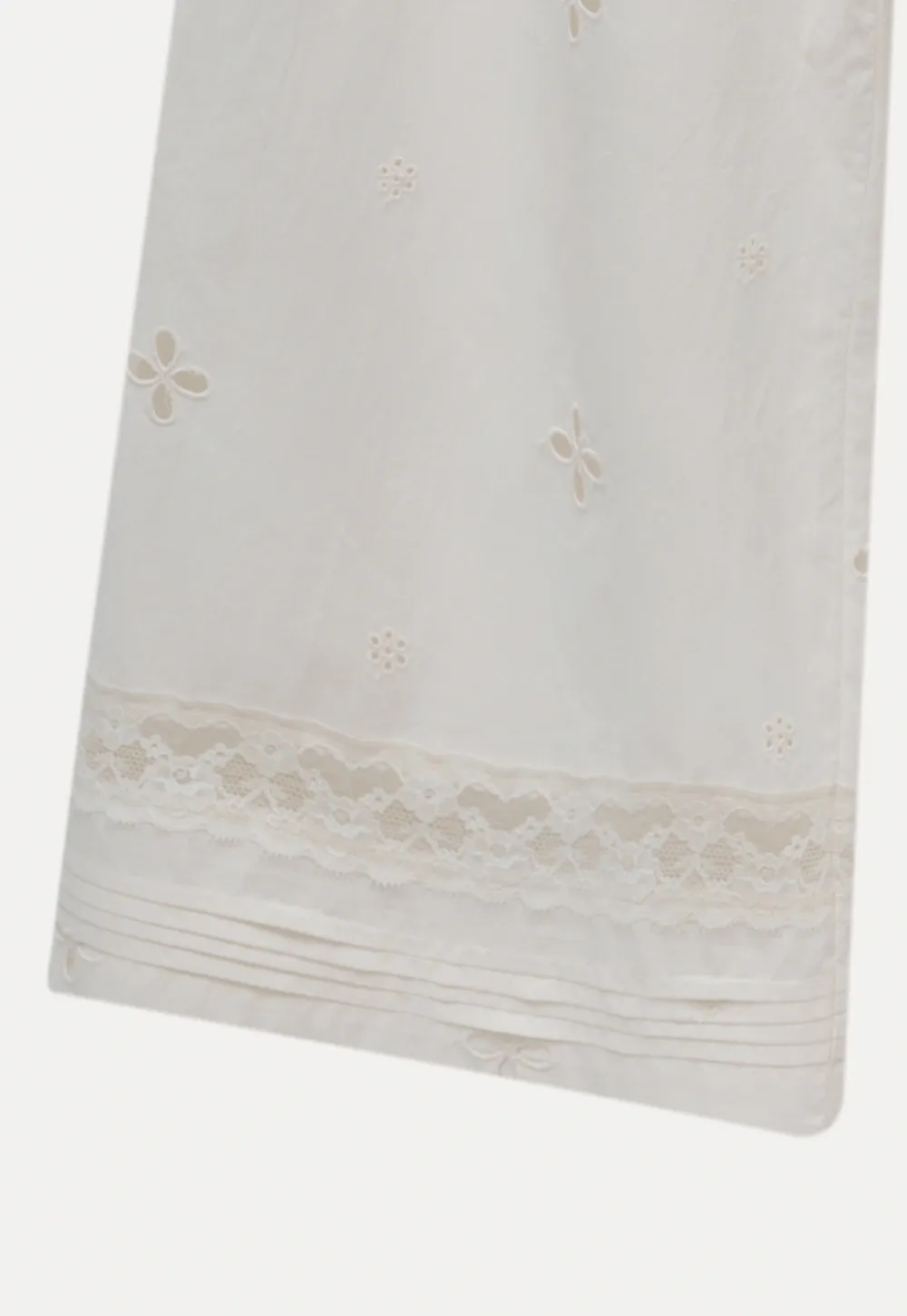 Women’s Eyelet Wide-Leg Drawstring Pants