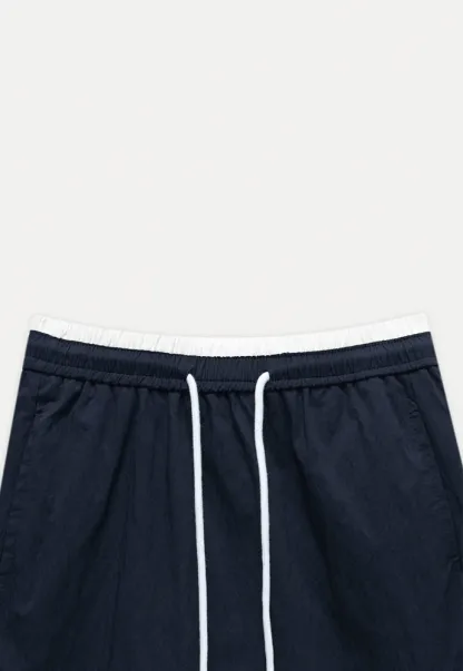 Women’s Drawstring Waist Cotton Mini Skirt