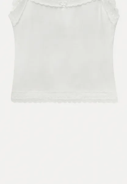 Women’s Lace Trim Crop Cami