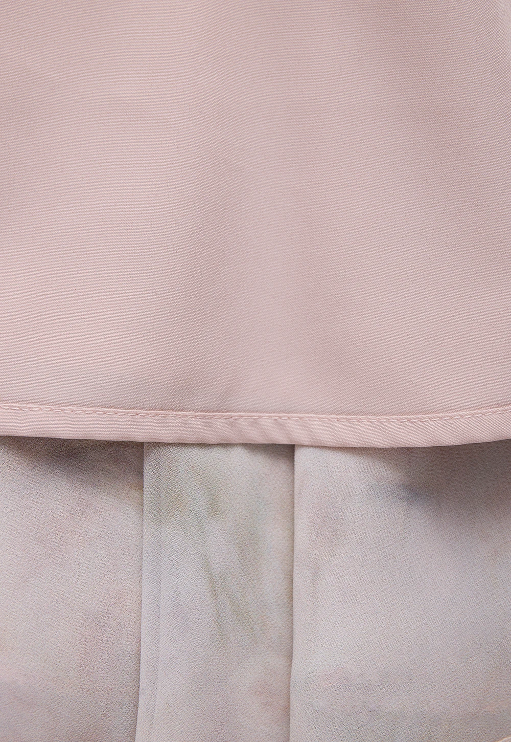 Romantic Floral Layered Dress with Belted Waist
