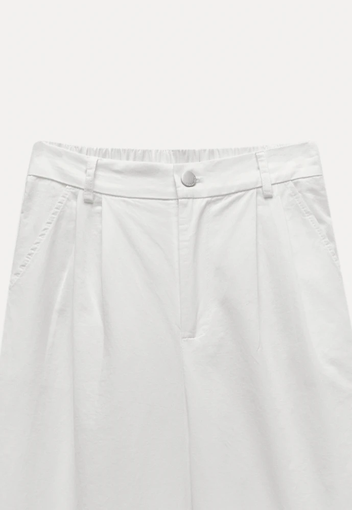 Women’s Ruffle Hem Wide-Leg Pants