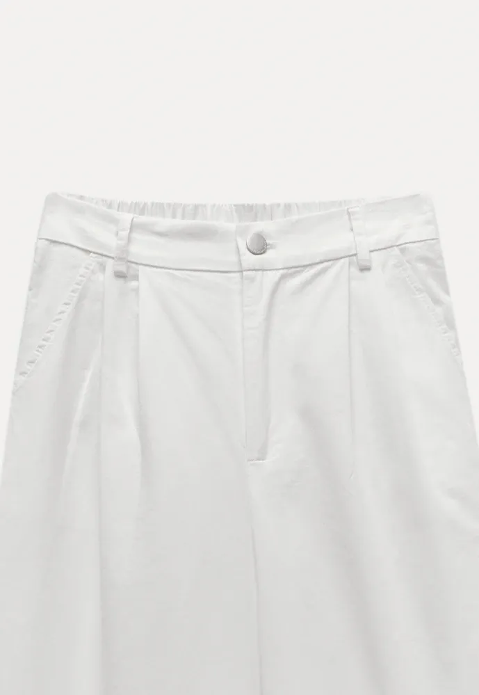 Women’s Ruffle Hem Wide-Leg Pants