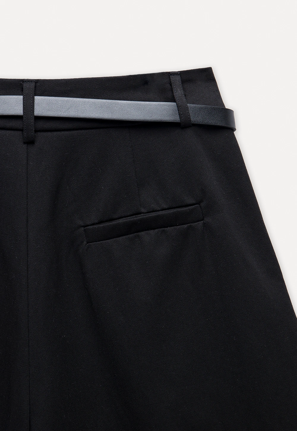 Belted Wide-Leg Shorts
