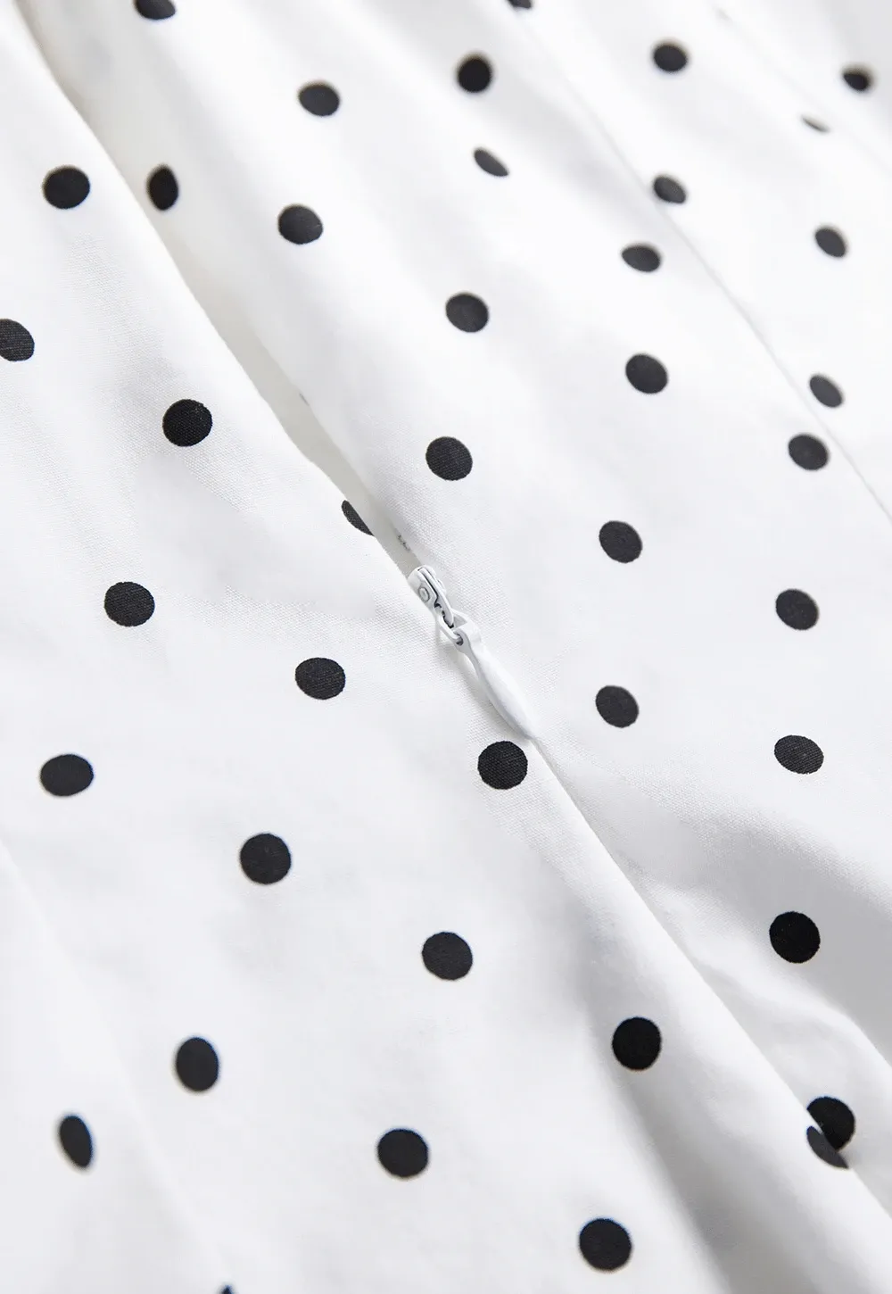Polka Dot Sailor Collar Blouse