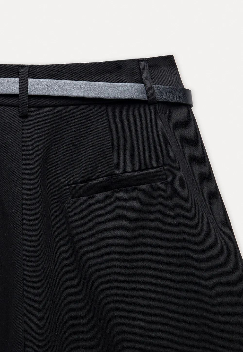 Belted Wide-Leg Shorts