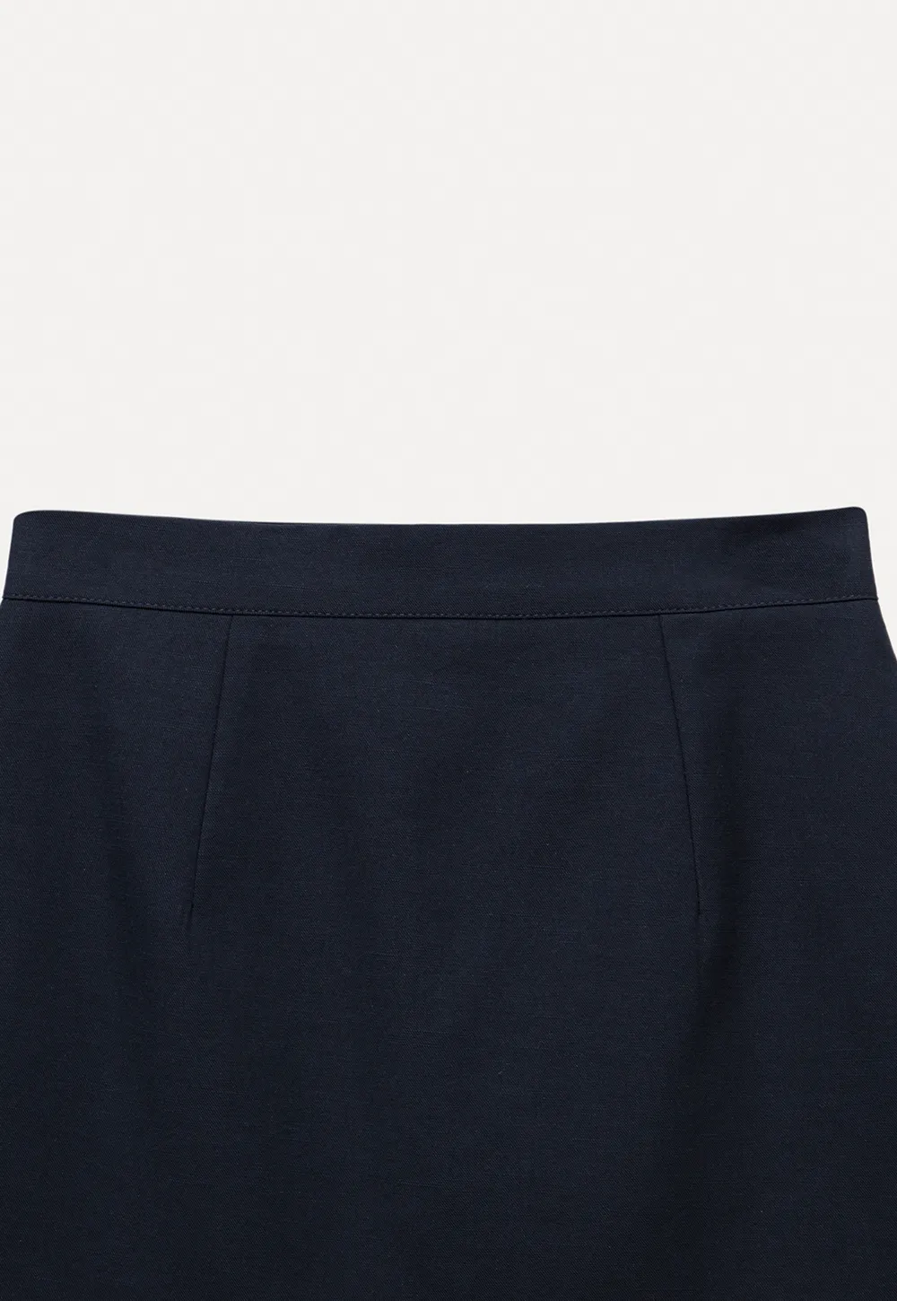 Ruffled Hem A-Line Mini Skirt