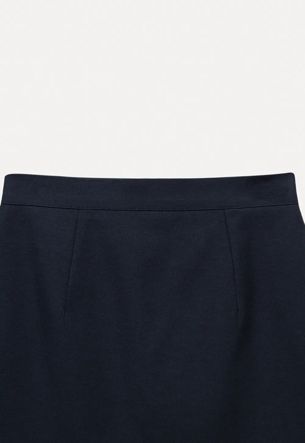 Ruffled Hem A-Line Mini Skirt