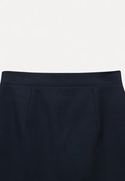 Ruffled Hem A-Line Mini Skirt
