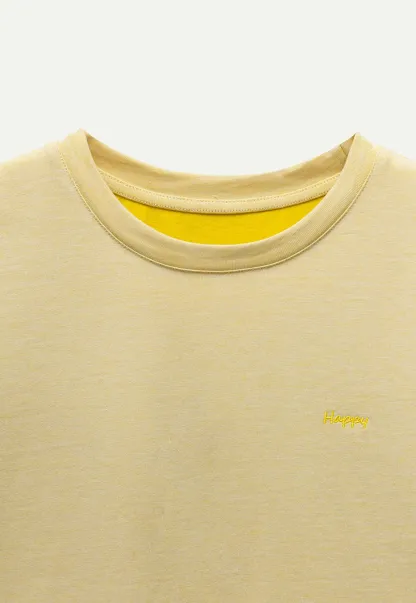 Women's Contrast Trim Crewneck T-Shirt