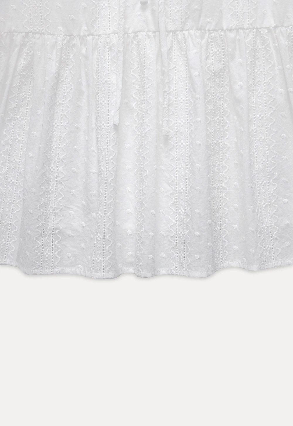 Square-Neck Lace Babydoll Dress