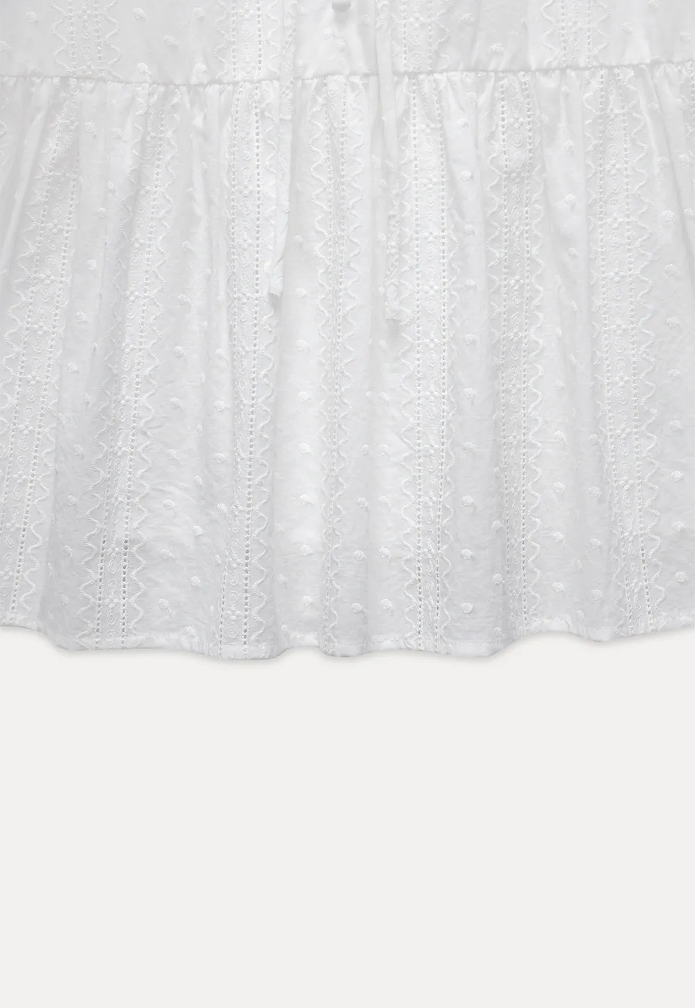 Square-Neck Lace Babydoll Dress