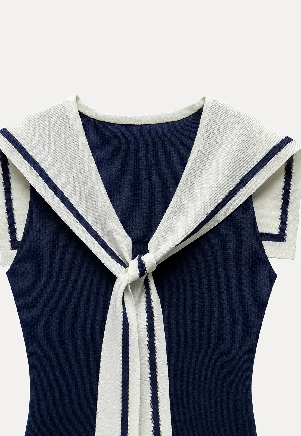 Women's Sailor-Scarf Knit Top Tank