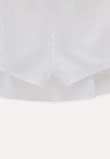 Women Drawstring Waist Layered Lace Trim Mini Skirt