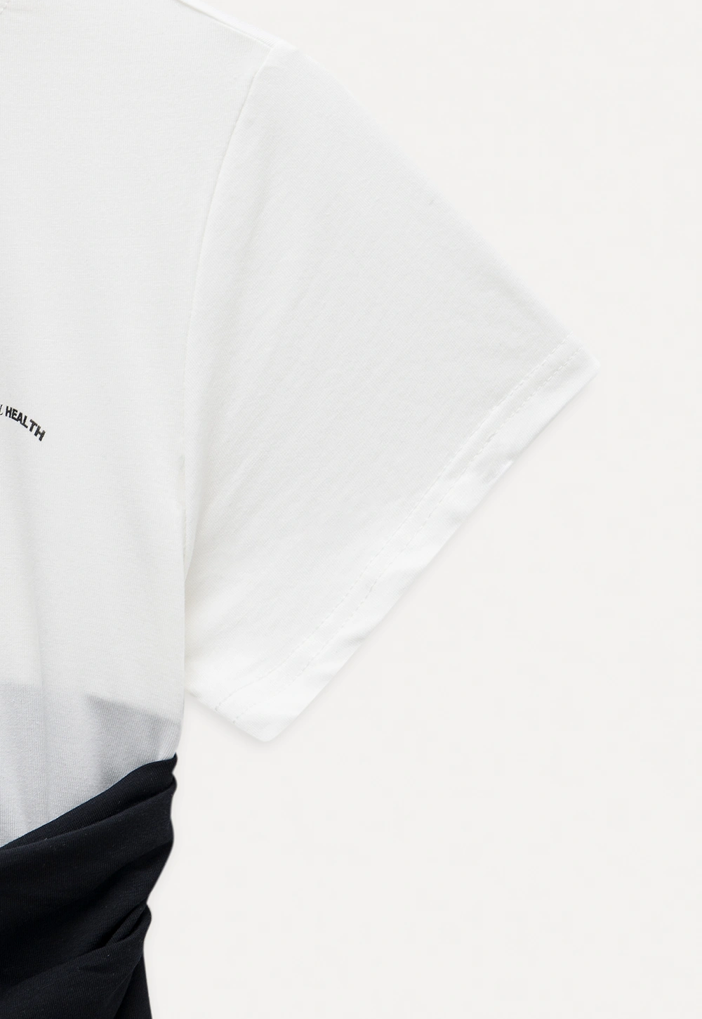 Black and White Contrast Tee