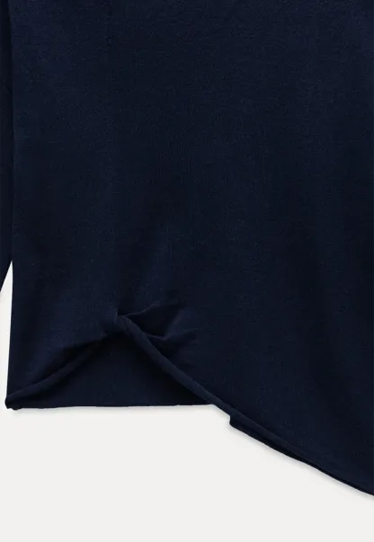 Women Twist‑Hem Knit Top