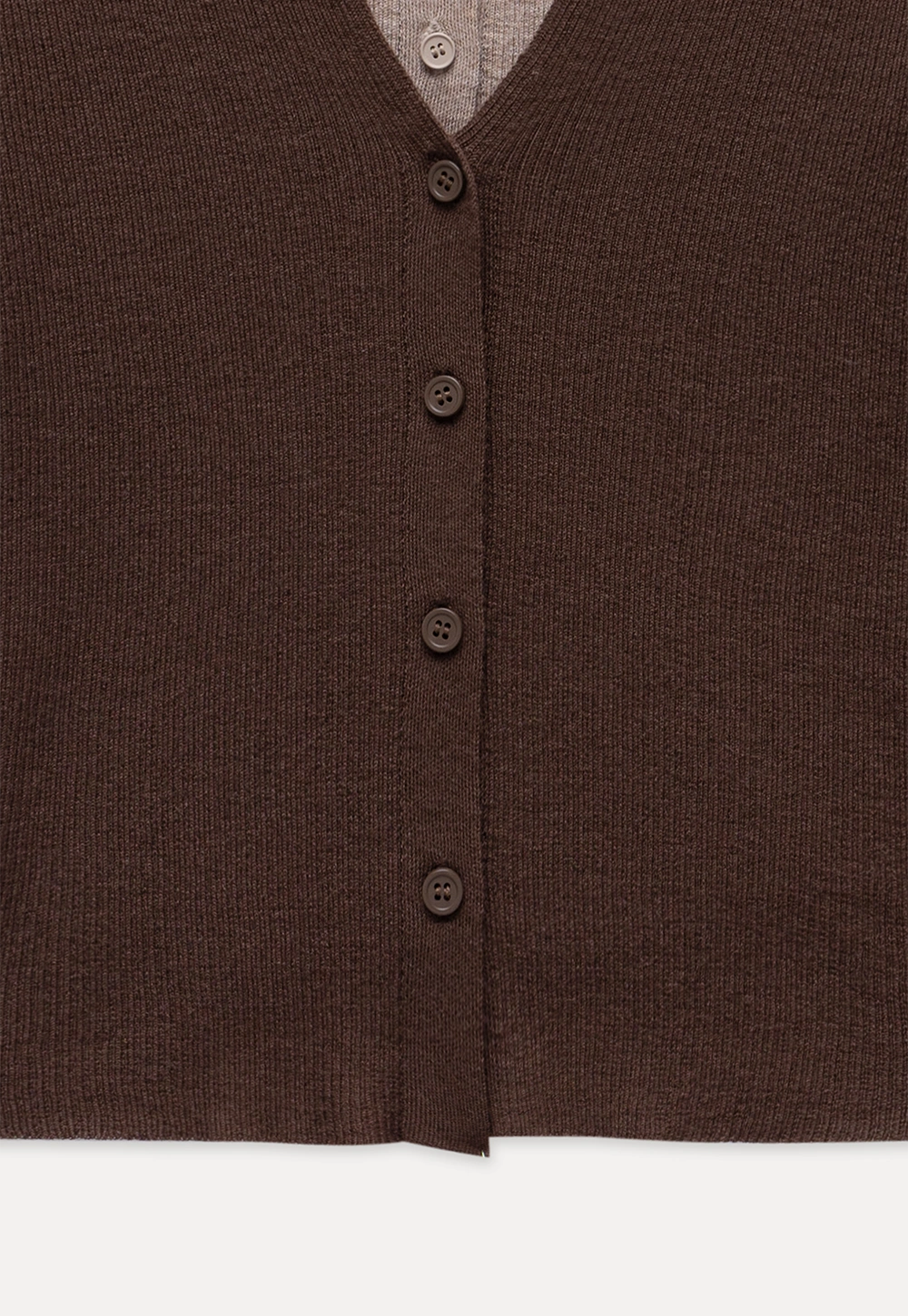 Layered Halter Neck Long Sleeve Knit Top