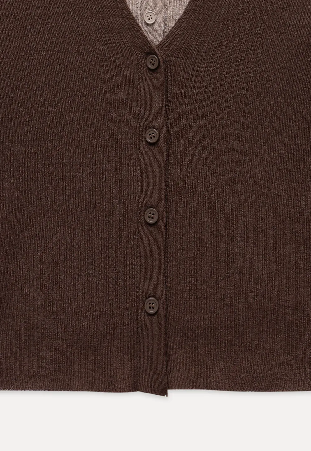 Layered Halter Neck Long Sleeve Knit Top