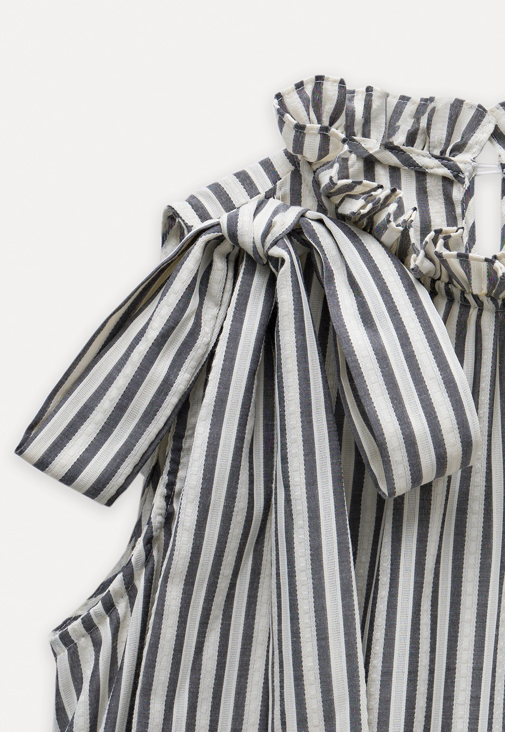 Lightweight Ruffle Trim Shirt