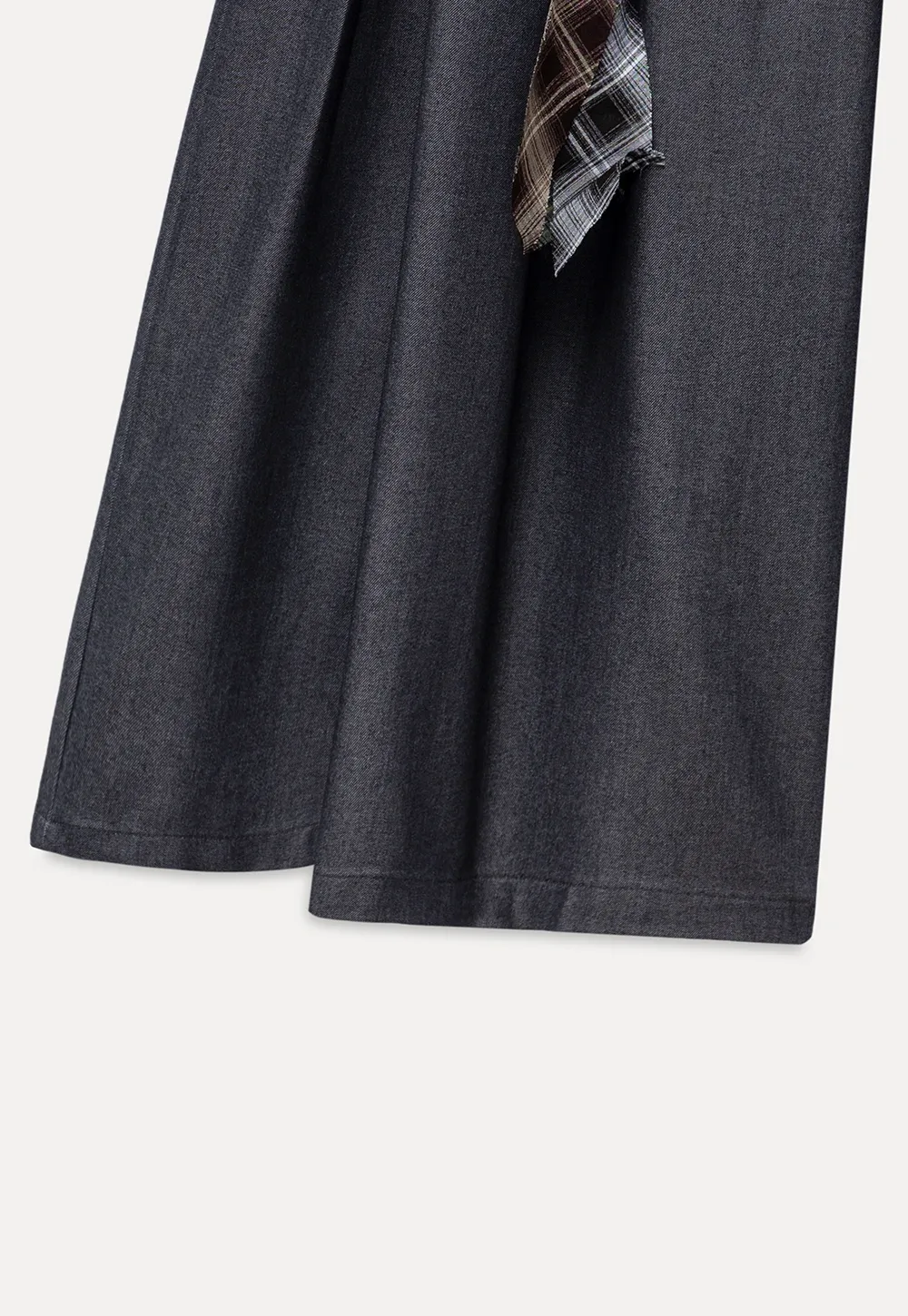 Women's Wide Leg Pleated Pants with Braided Ties